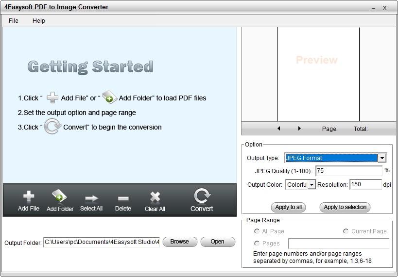 4Easysoft PDF to Image Converter下载,PDF转图像软件,PDF转换,图片转换