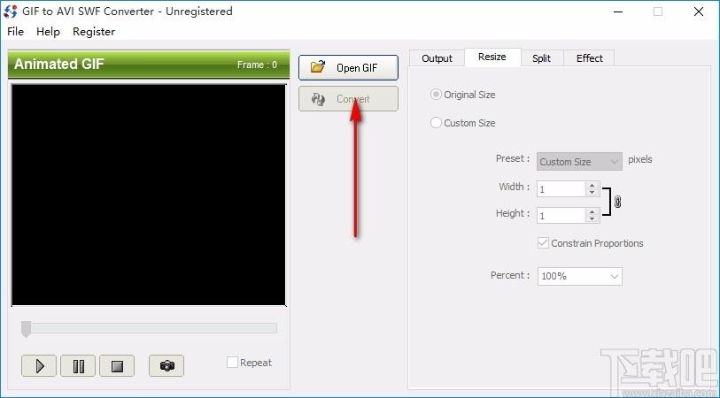 GIF to AVI SWF Converter,GIF转AVI/SWF格式转换器